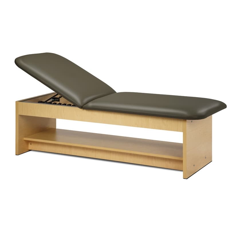 Clinton KD panel leg couch with Adjustable backrest and full shelf - Image 3