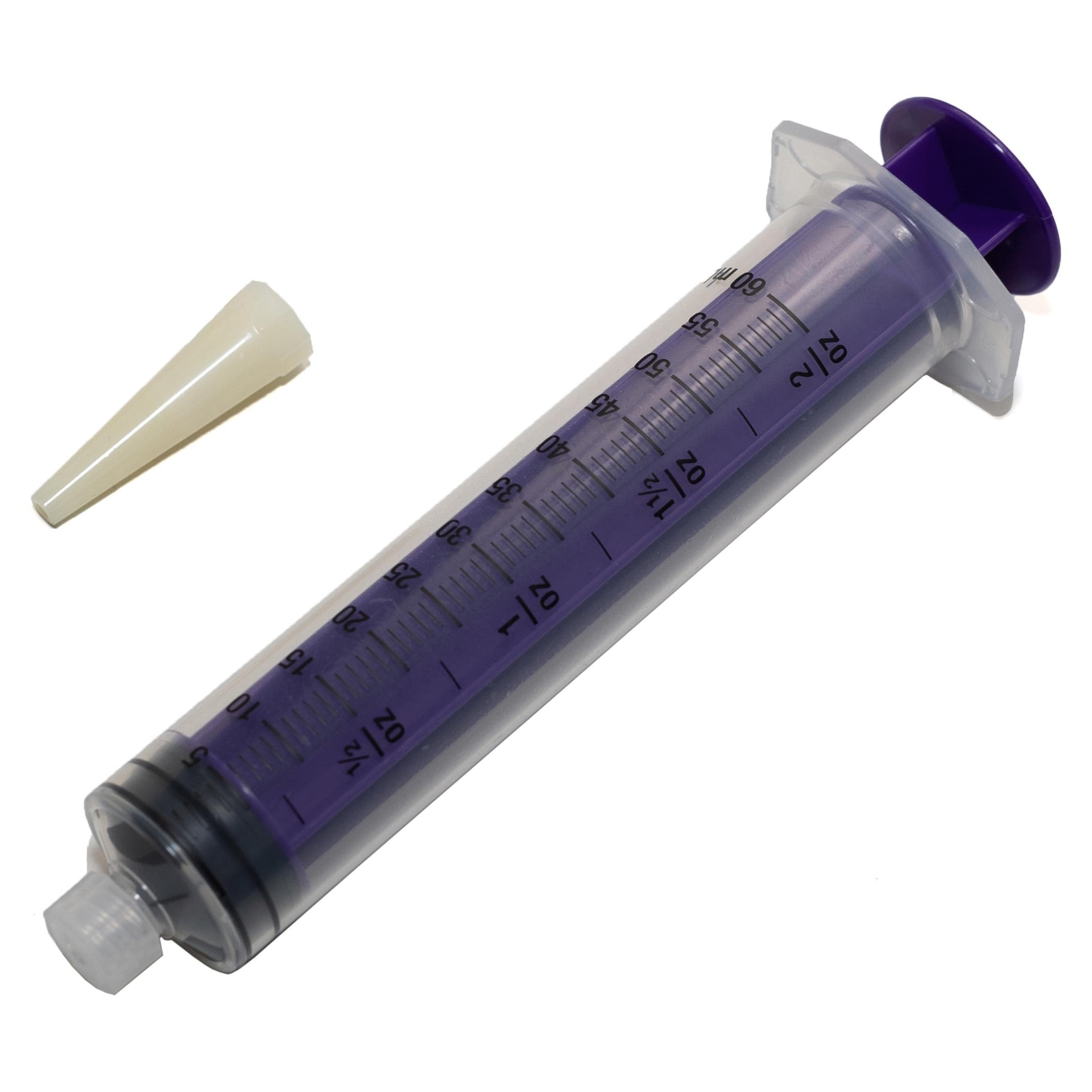 Generica 60cc Irrigation Syringe with ENFit Tip and Adapter - Image 1
