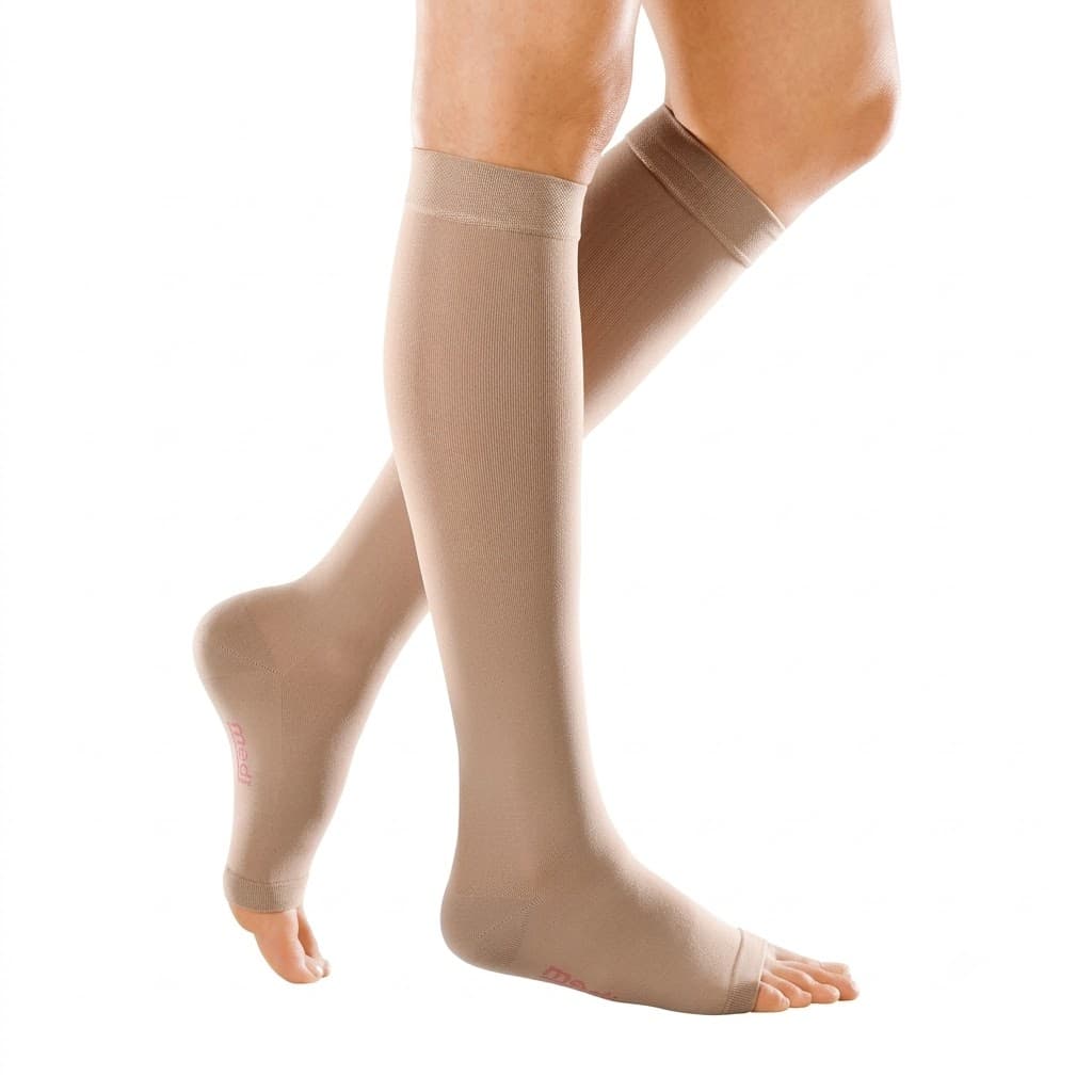 Mediven Forte Extra Wide Standard 30-40mmHg Open Toe Compression Stocking - Image 1