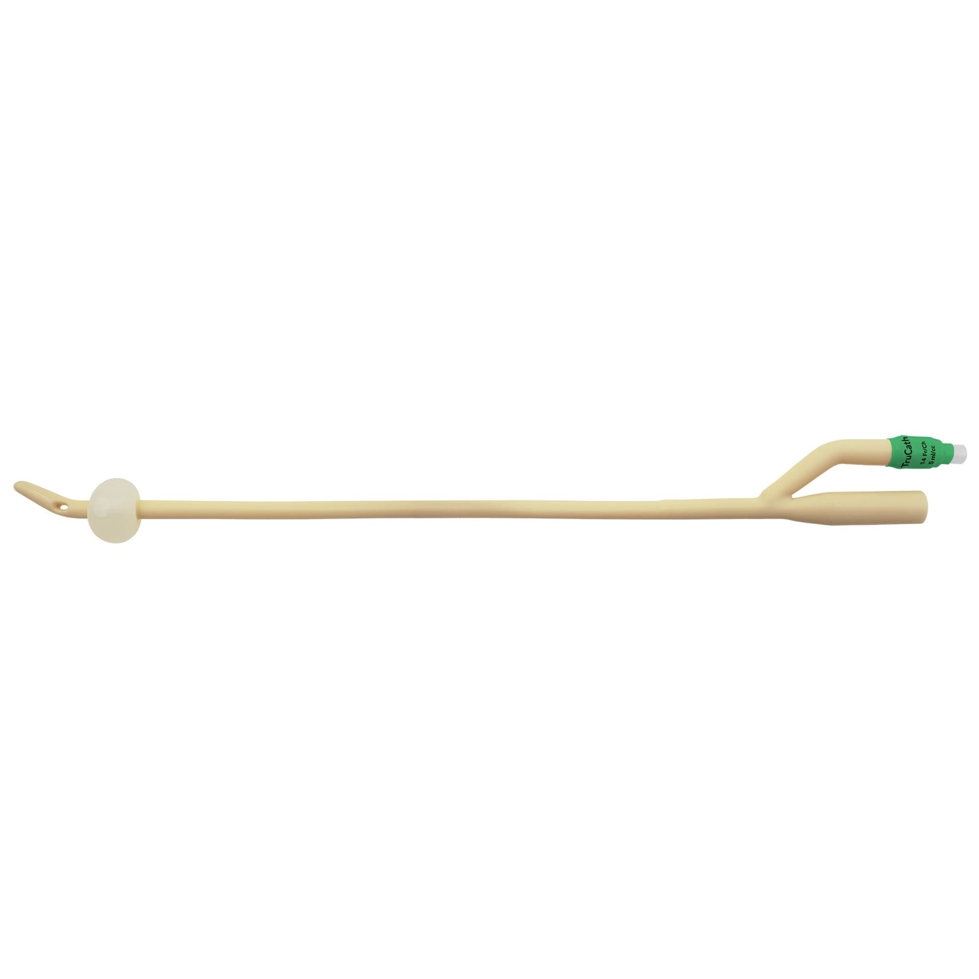 TruCath Silicone-Elastomer Coated Latex 2-Way Foley Catheter, Coude Tip - Image 2
