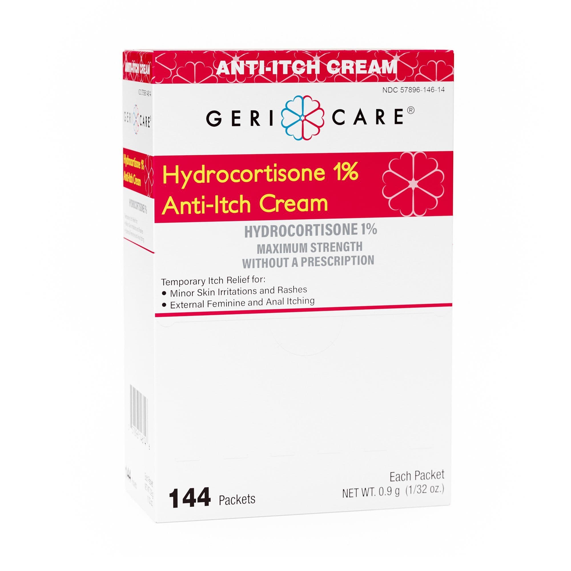 Geri-Care Hydrocortisone 1 % Anti-Itch Cream - Case of 1728 - Image 1