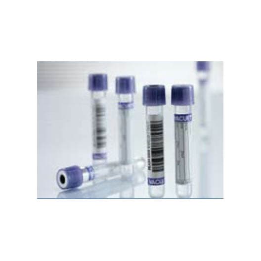 Vacuette Venous Blood Collection Tube, Lavender, 3 mL - Case of 1200 - Image 1