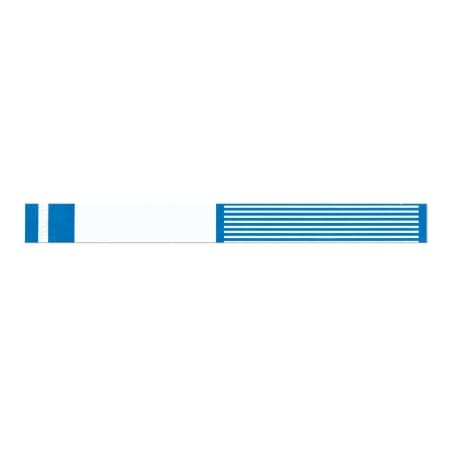 Short Stay Identification Wristband 1 X 4 Inch, Blue, 12 to 13 Inch - Each - Image 1