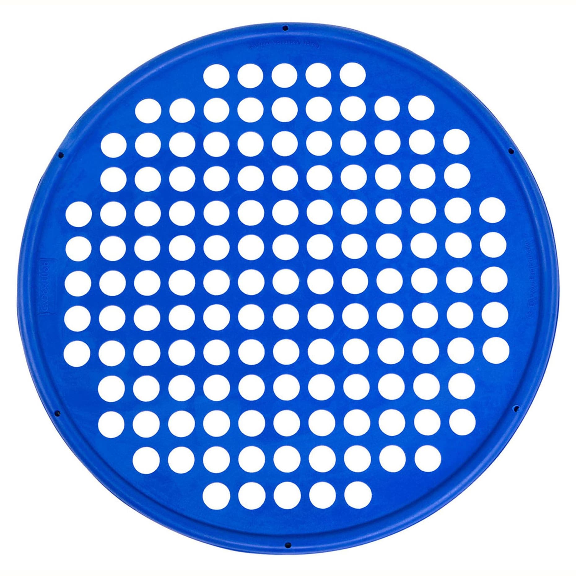 CanDo Hand Exercise Web, Low Powder, 14 Inch Diameter, Heavy, Blue, Non-Latex - Image 1