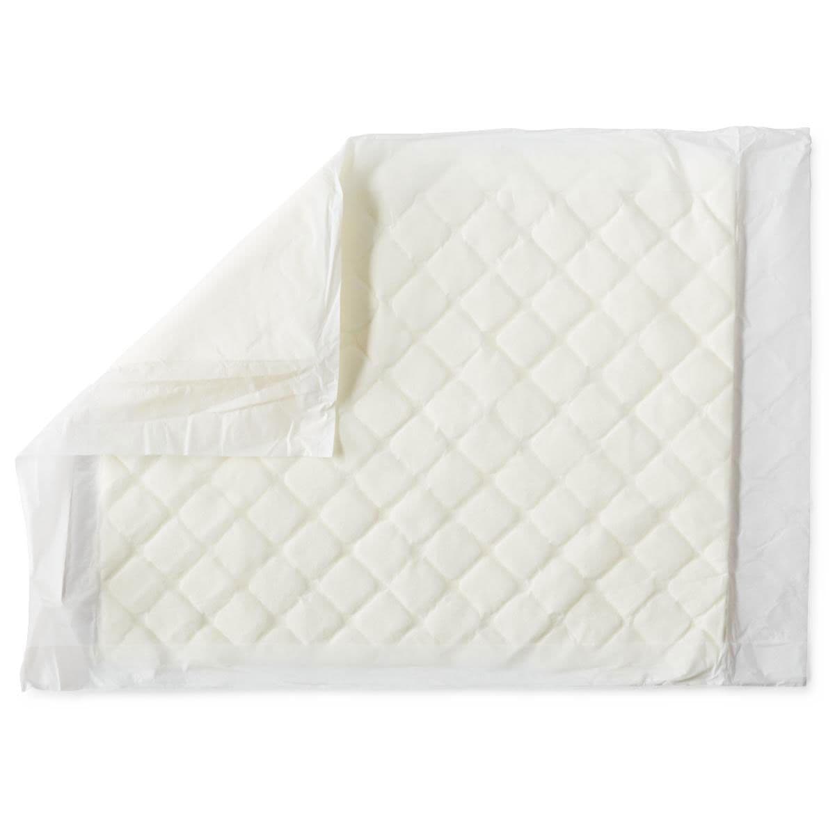 Medline Quilted Disposable Fluff Underpads, 14 x 9 Inch - Image 1