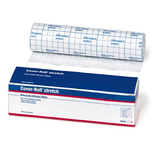 Cover-Roll Stretch Adhesive Fixation Dressing, 8 Inch x 2 Yard - Case of 12 - Image 1