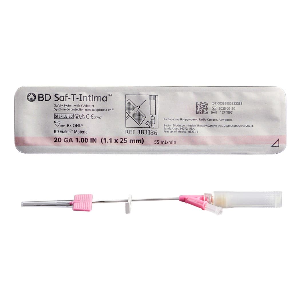 BD Closed IV Catheter 20 Gauge, 1 Inch Retracting Needle - Each - Image 1
