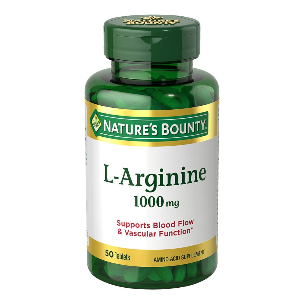 Nature's Bounty L-Arginine, 1000 mg - Bottle of 50