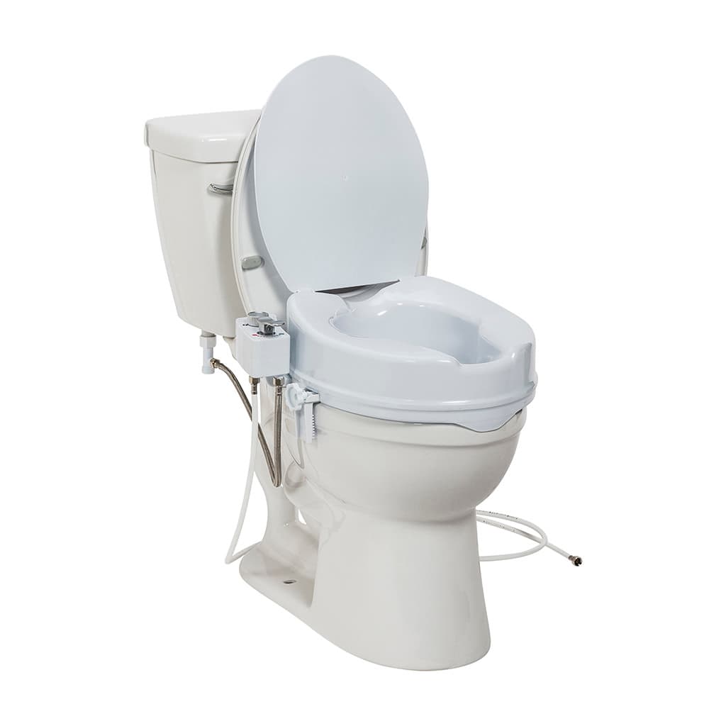 Drive Medical PreserveTech Raised Toilet Seat with Bidet - Image 5
