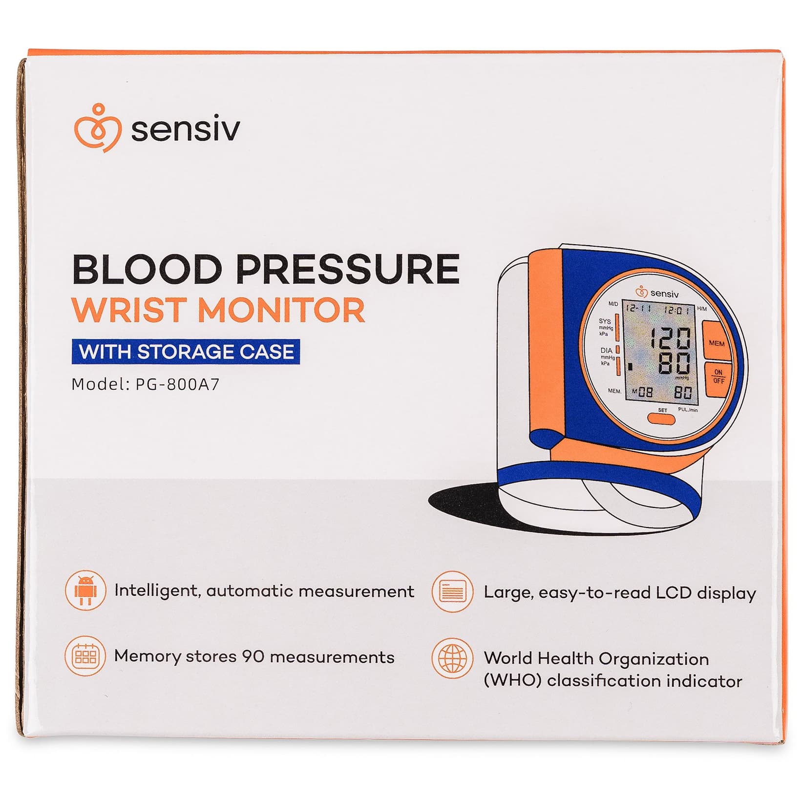 Sensiv Blood Pressure Wrist Monitor - Image 1