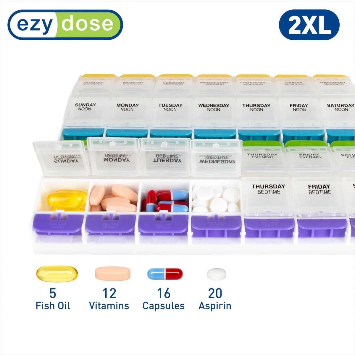 Apothecary Push Button Medtime Planner - Image 6