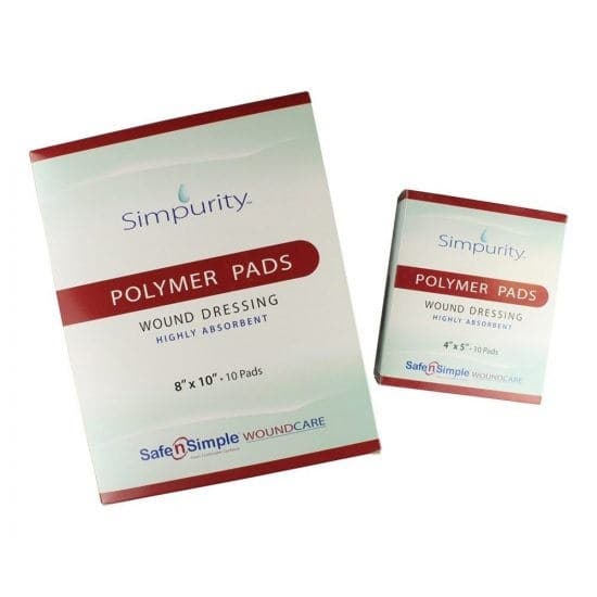 Simpurity Absorbent Polymer Pad Dressing - Image 1