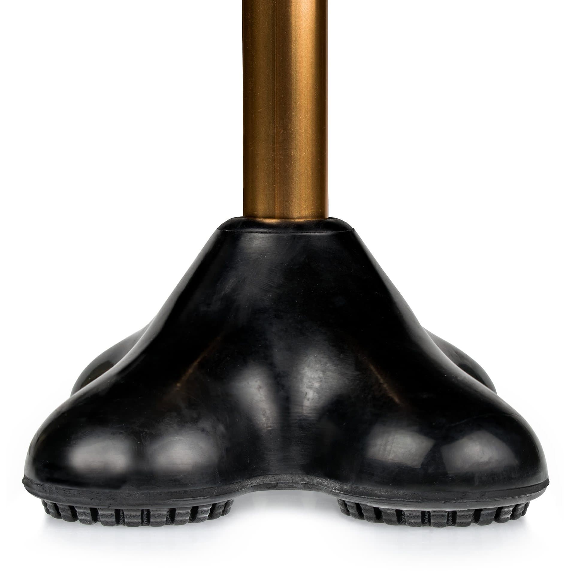 McKesson Black Rubber 4-Point Cane Tip - Image 3