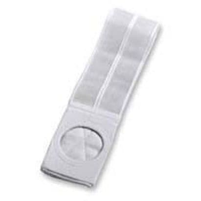Nu-Hope 4" Flat panel Ostomy Support Belt, Medium Oval, White, Medium - Image 1