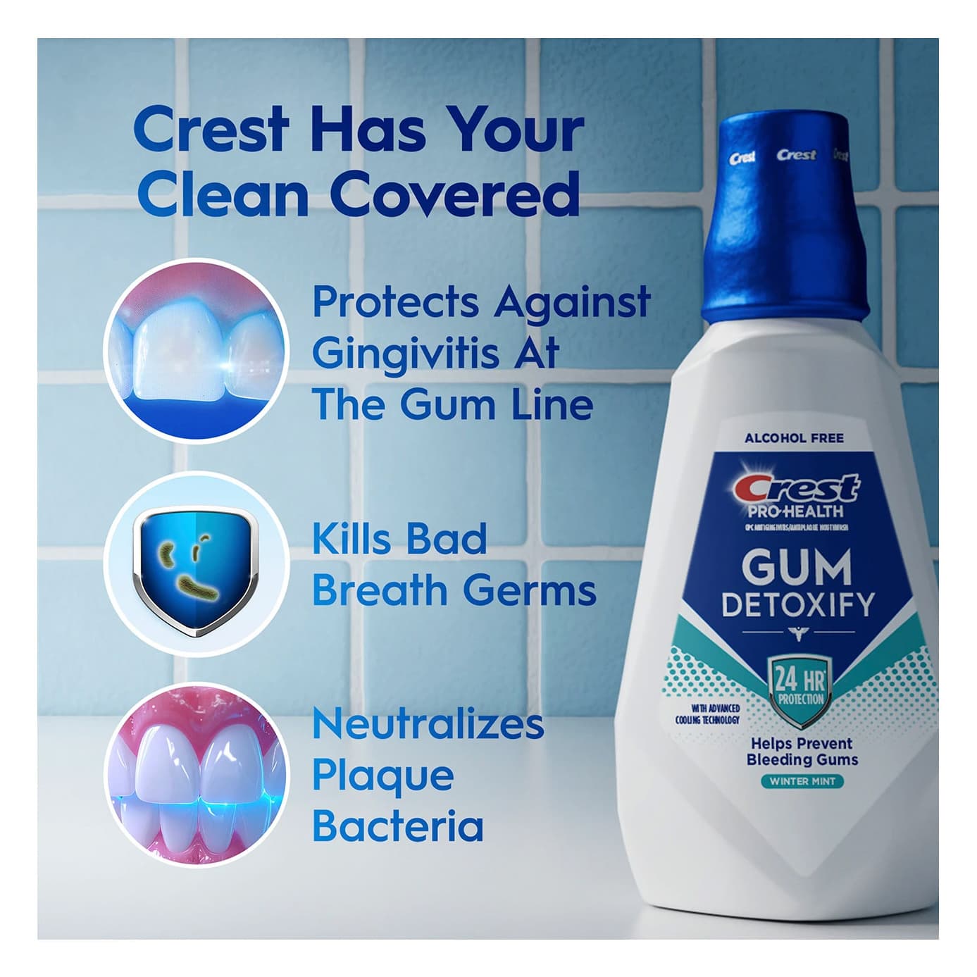 Crest Pro-Health Gum Detoxify Mouthwash - Image 2