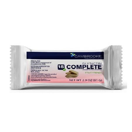 Glytactin Complete 15 PKU Oral Supplement, Fruit Frenzy, 2.9 oz - Each - Image 1