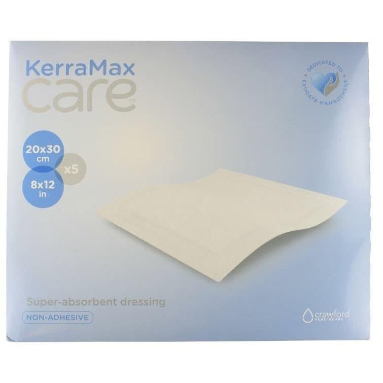 KerraMax Care Super Absorbent Dressing, 8" x 12 Inch - Box of 10 - Image 1