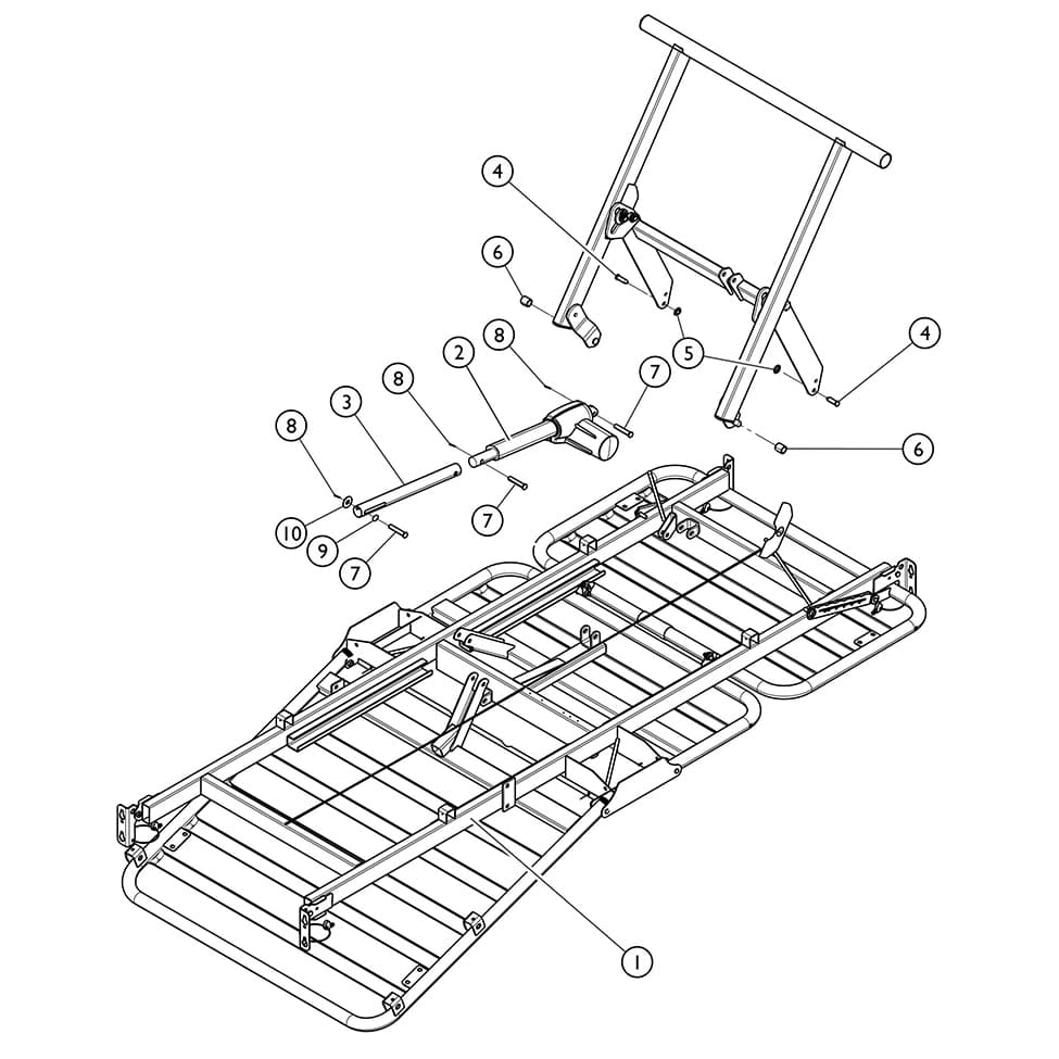 Invacare Foot Actuator for CS Series Hospital Beds