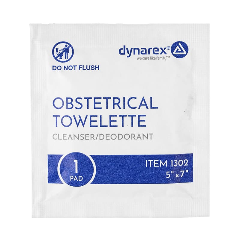 Dynarex Obstetrical Towelettes - Case of 1000 - Image 1
