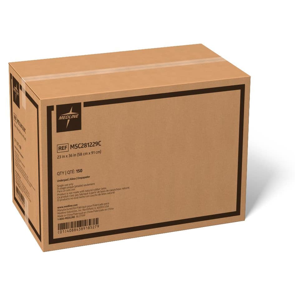 Medline Protection Plus Disposable Underpads, 23" x 36" Inch - Image 6