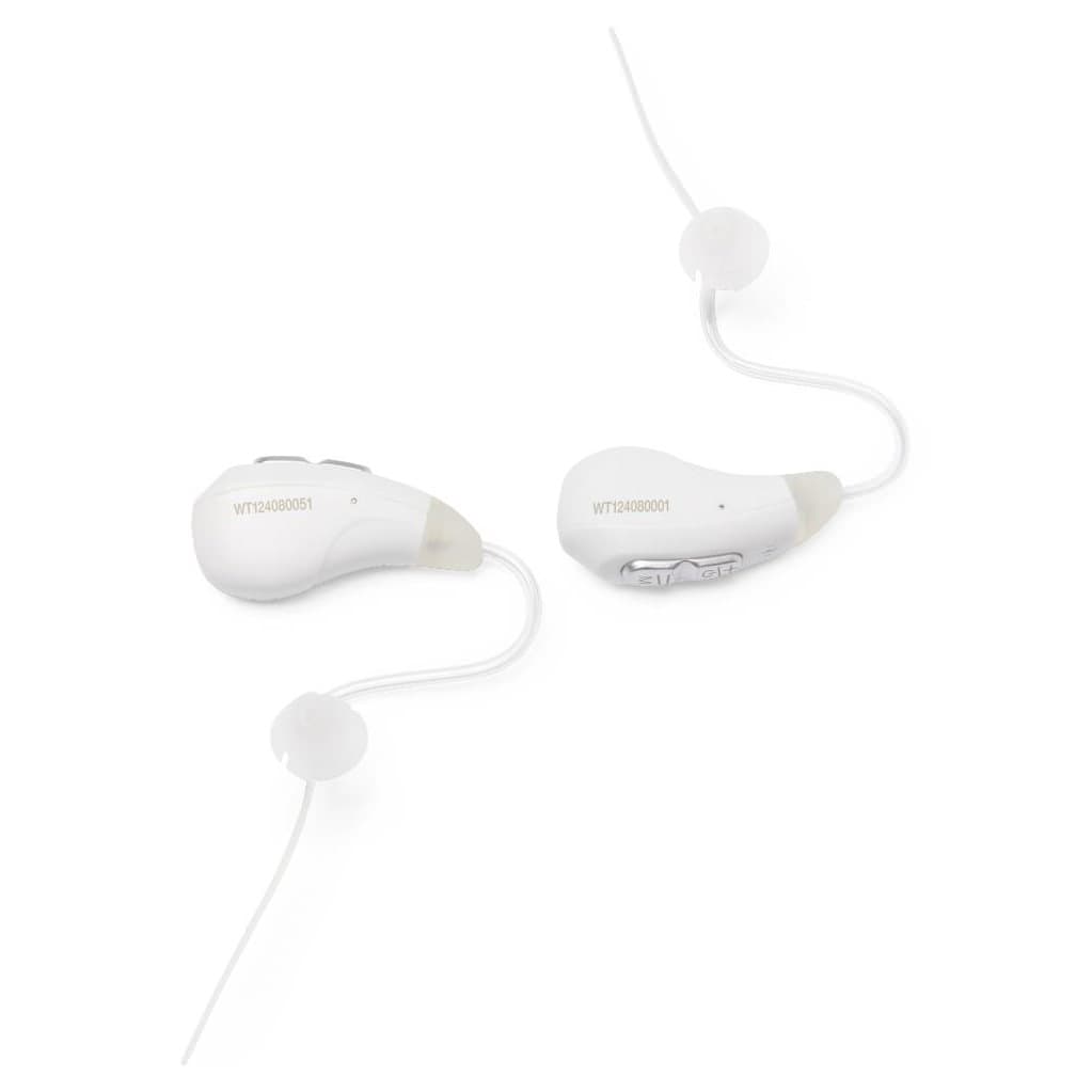 Medline Rechargeable Digital BTE Hearing Aid with Bluetooth - White