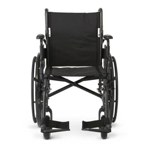 Medline K3 Guardian 18" Wide Wheelchair with Desk-Length Arms and Swing-Away Footrests