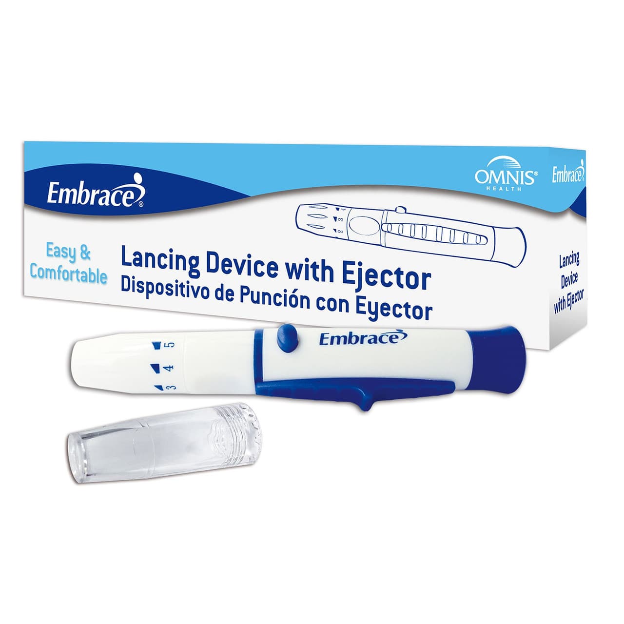 Embrace Lancing Device with Lancet Ejector - Image 2