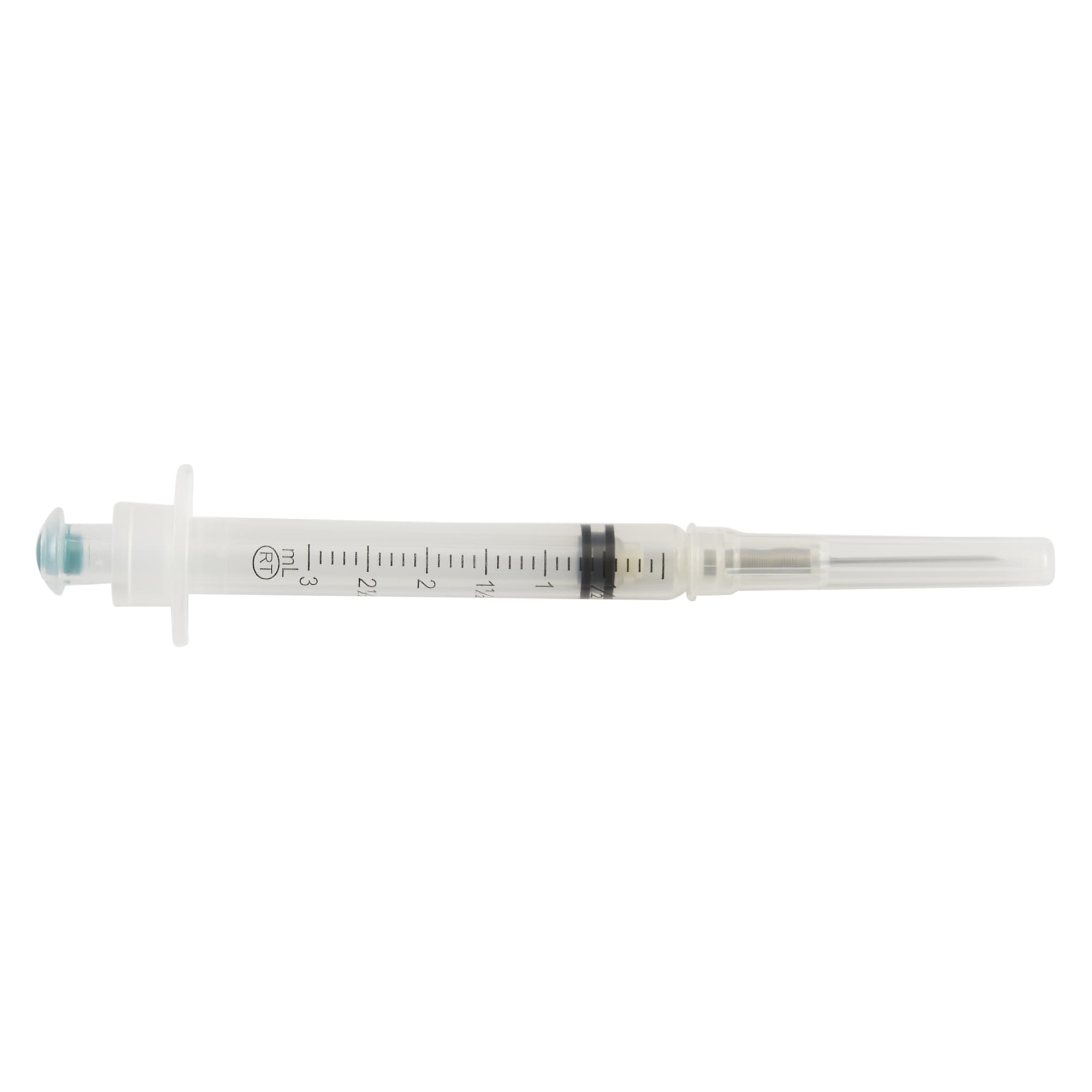 Retractable Vanishpoint Safety Syringe with Hypodermic Needle, 3ml, 20G x 1-1/2" - Case of 800 - Image 1