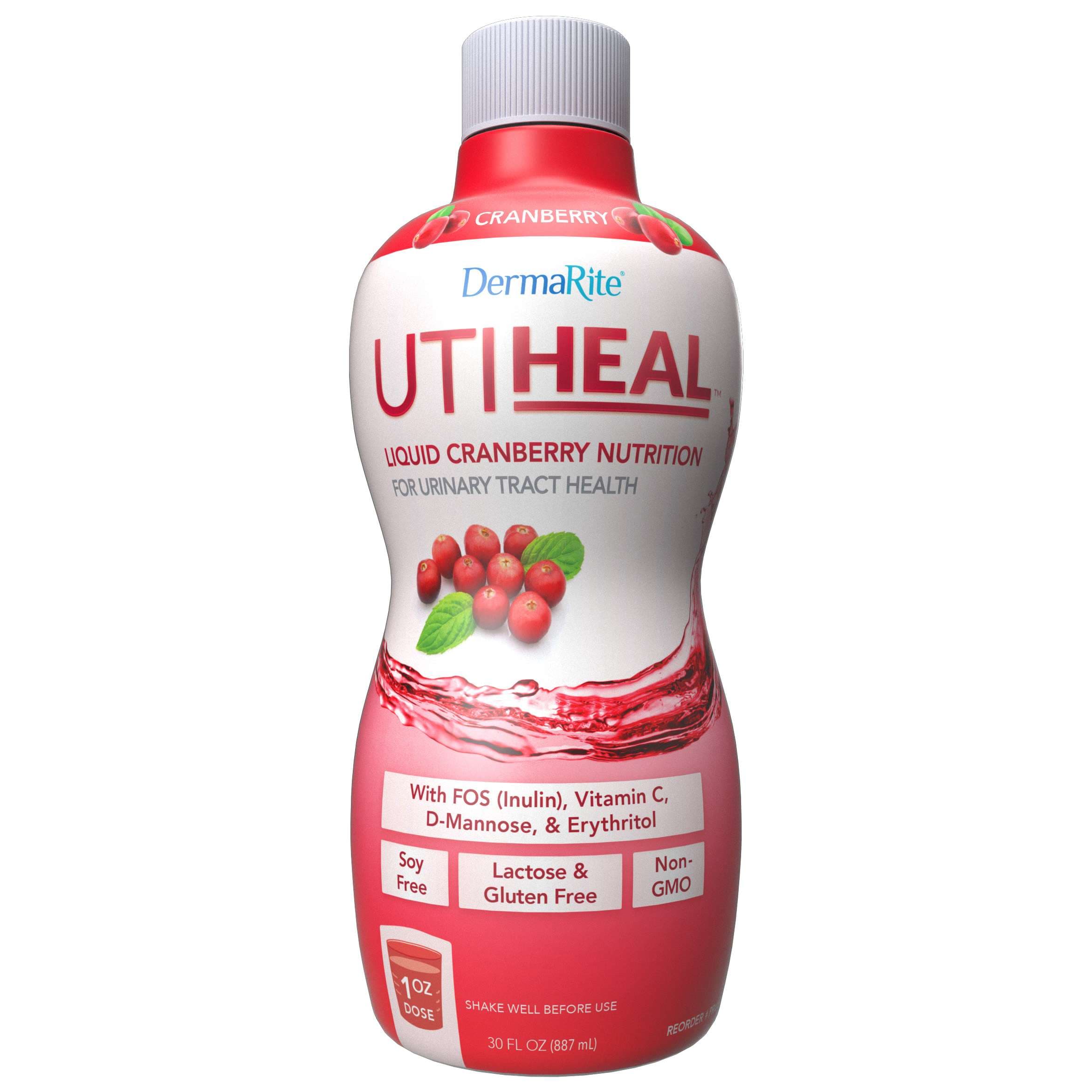 UTIHeal Ready to Use Oral Supplement, Cranberry, 30 oz - Each - Image 1