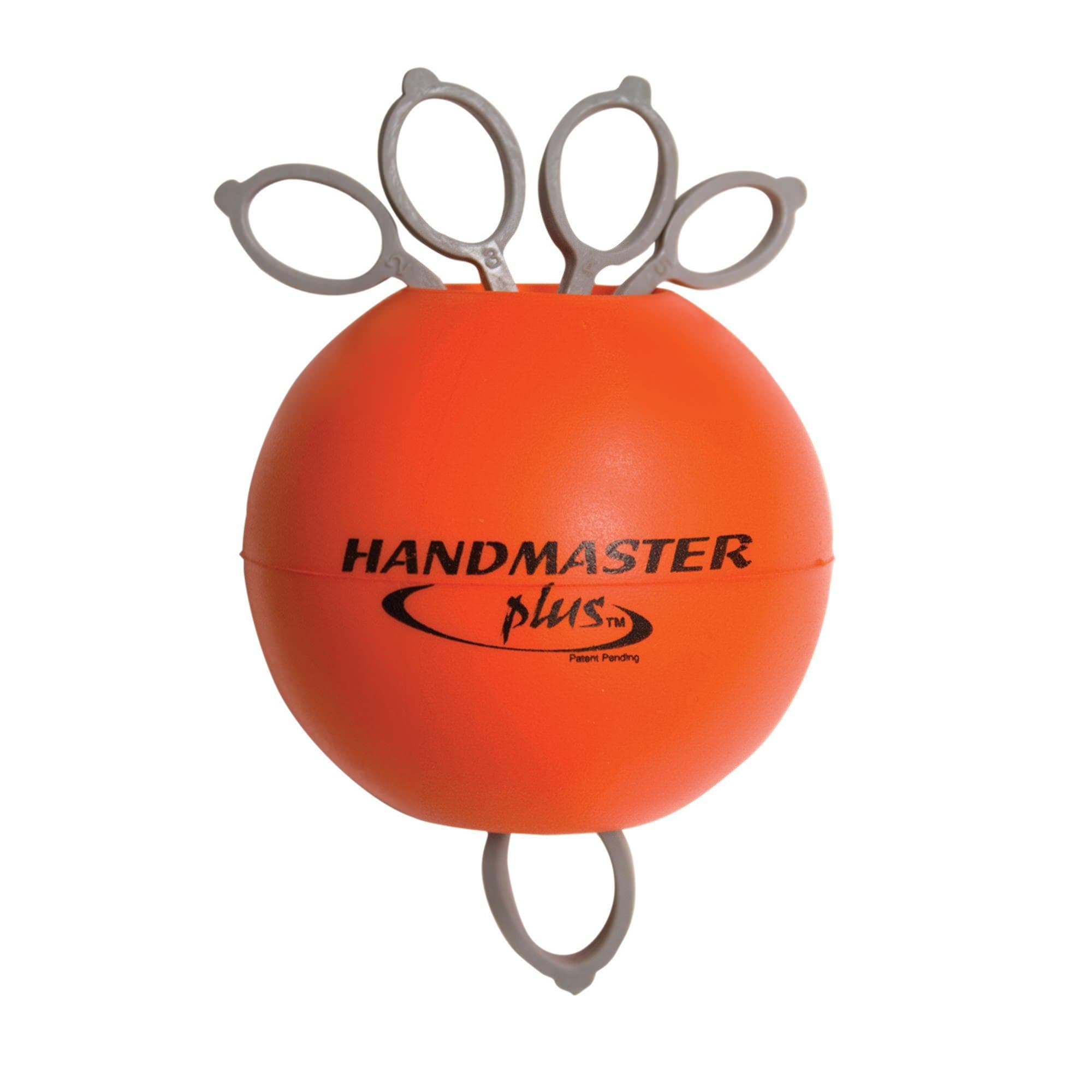 CanDo Handmaster Plus hand exerciser, Orange Ball, Firm - Image 1