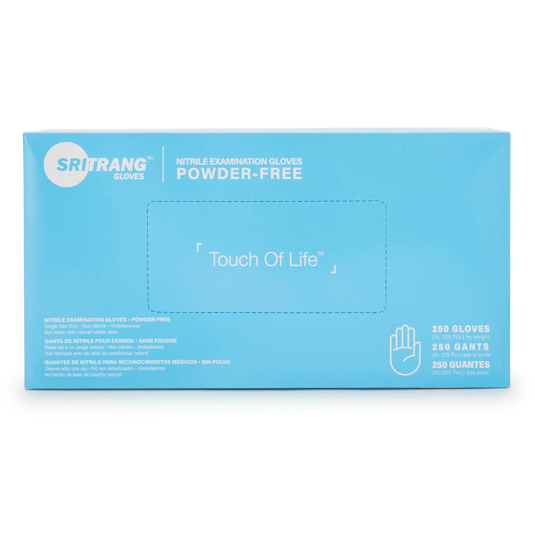 Touch of Life Powder Free Nitrile Exam Gloves - Image 2