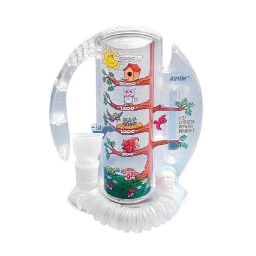 Carefusion Airlife Pediatric Volumetric Incentive Spirometer With colorful targets, 2500ml - Image 1