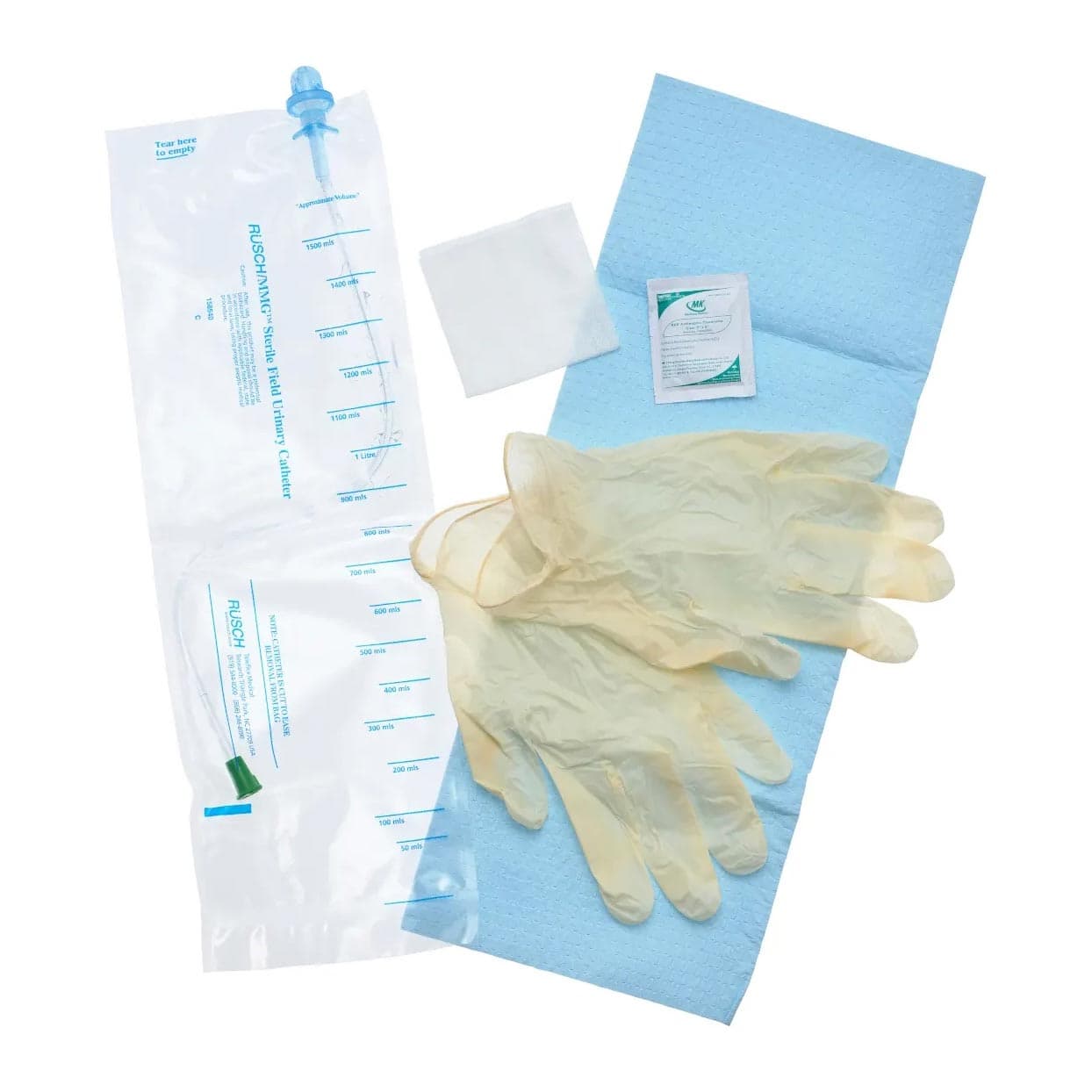 Teleflex MMG Closed System Intermittent Catheter with Introducer Tip, Female, Straight, 14Fr - Image 1