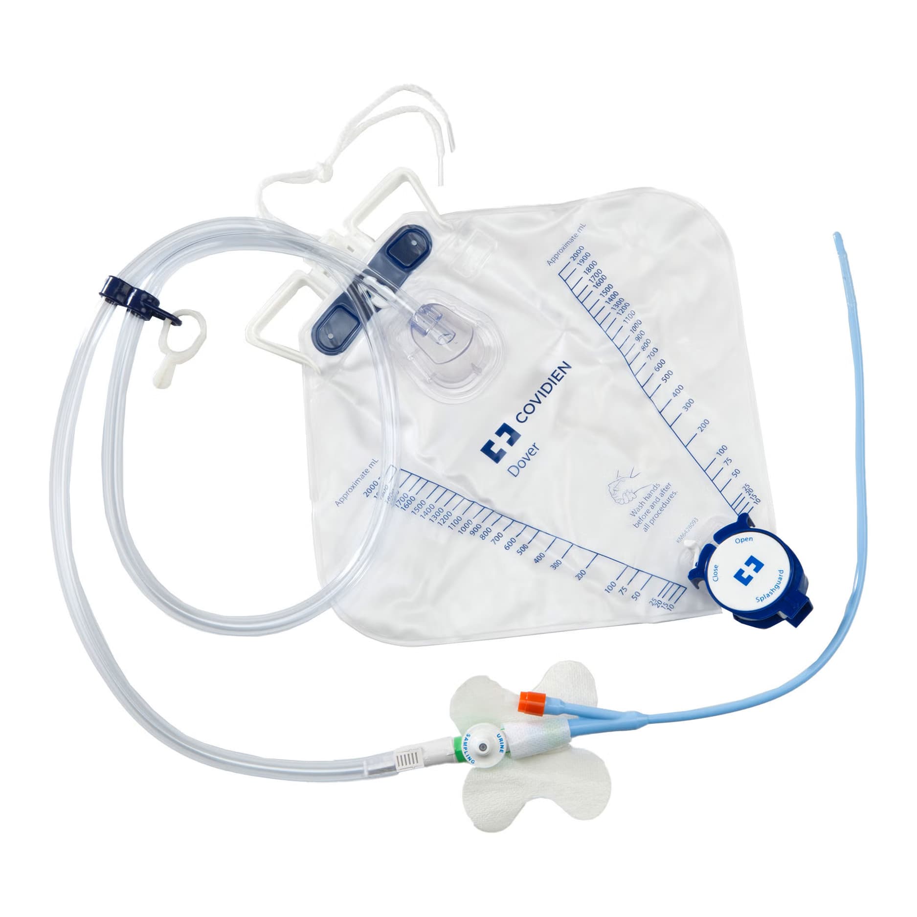 Dover Premium Silicone Foley Drainage Bag Trays, 14 Fr - Case of 10 - Image 1