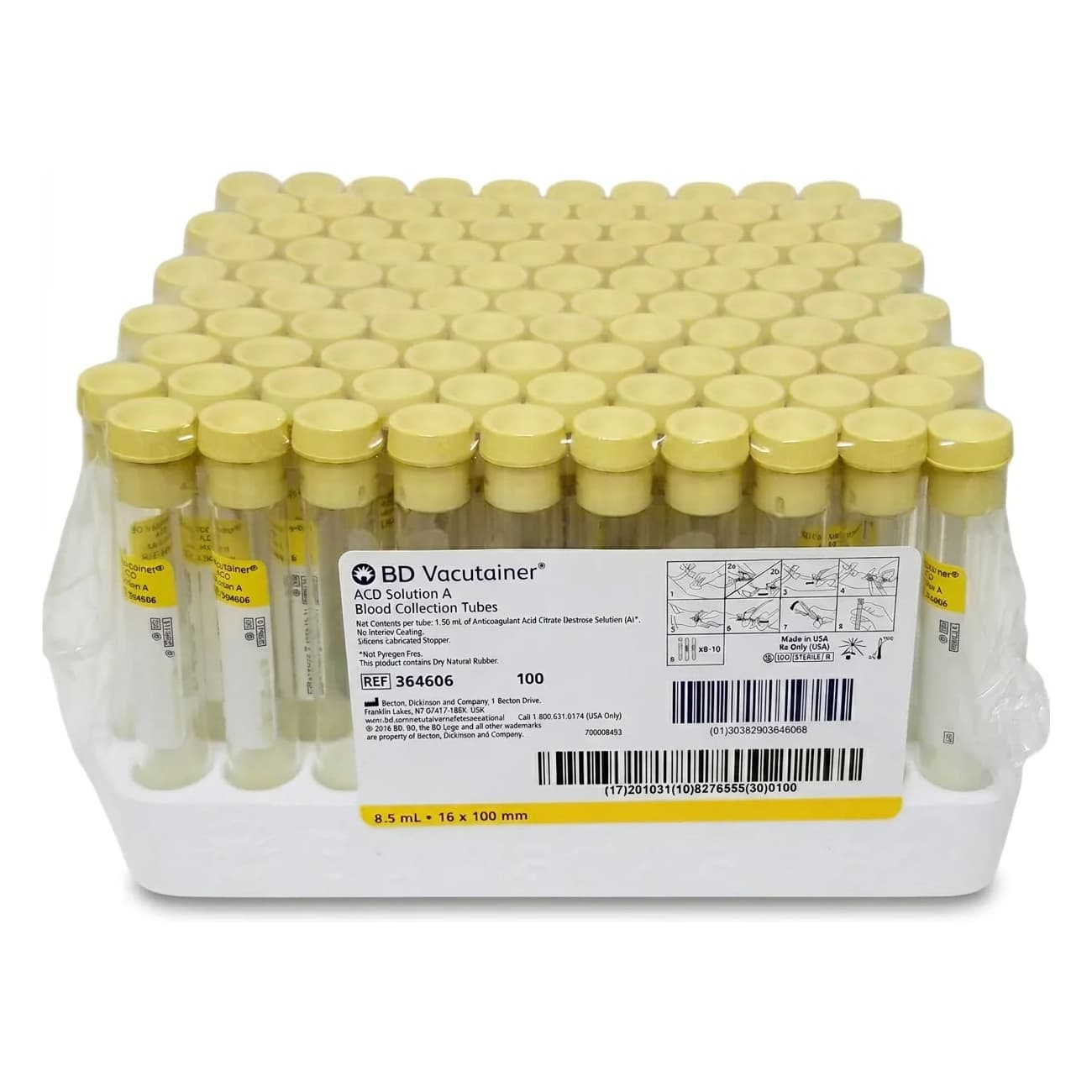 BD Vacutainer ACD Solution A Blood Collection Tubes - Image 1
