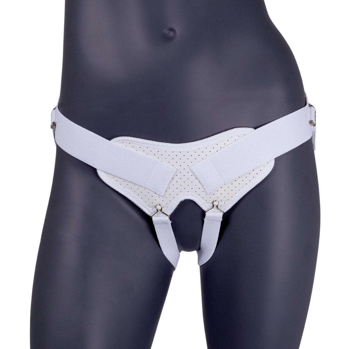 Doc Ortho Hernia White Support Belt, Extra Extra Large - Image 1