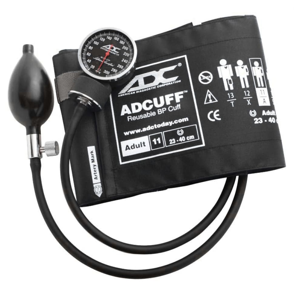 Diagnostix Pocket-Style Aneroid Sphygmomanometer – Adult, 2-Tube - Image 1