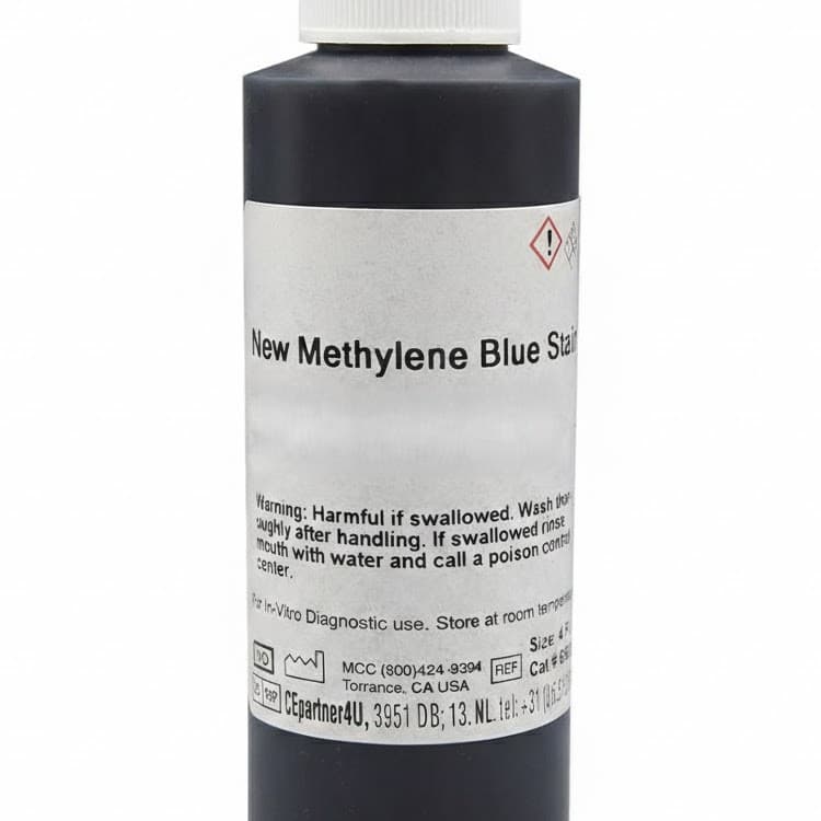 New Methylene Blue N Stain Solution for Reticulocytes, 125 ml - Each - Image 1