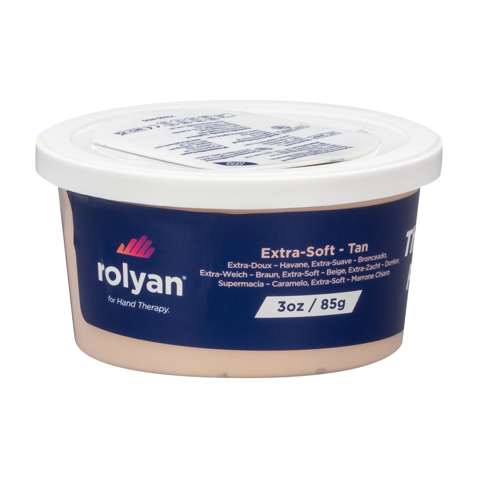 Rolyan Therapy Putty, 3 oz Tan, Extra Soft - Image 1