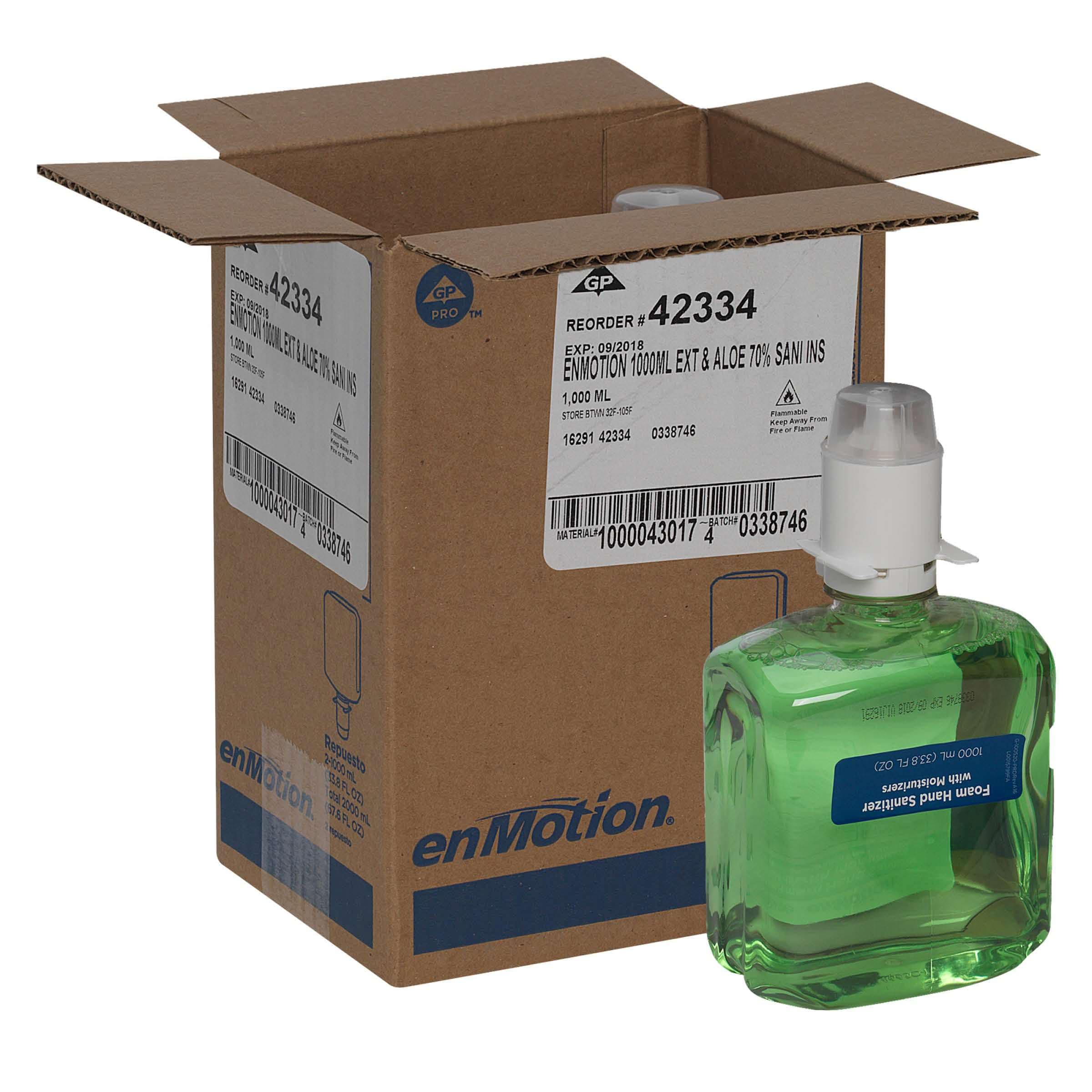 enMotion Gen2 Foam Hand Sanitizer with Moisturizer, 1000 mL - Case of 2 - Image 2