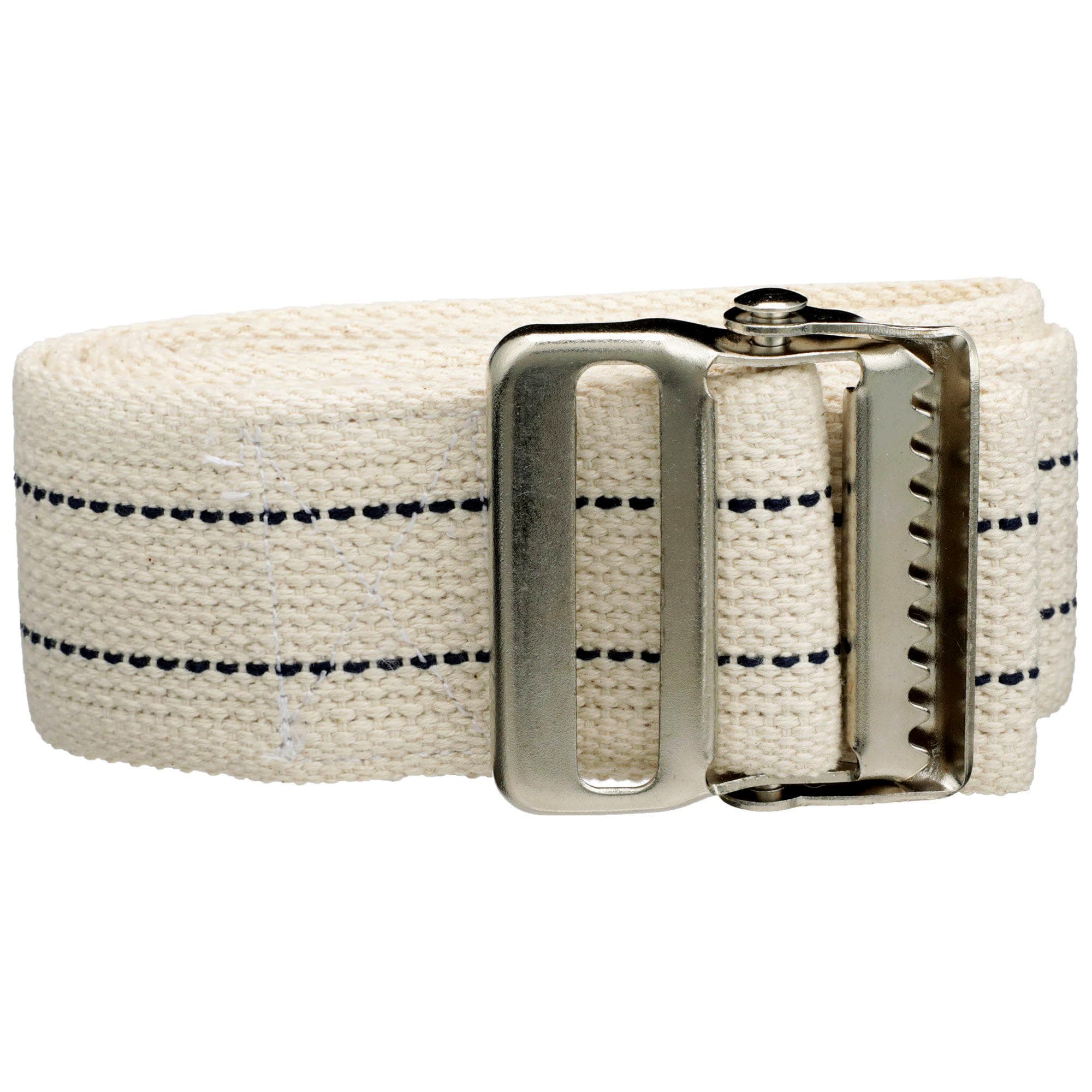 McKesson Select Heavy Duty Gait Belt, Metal Buckle, White - Image 1
