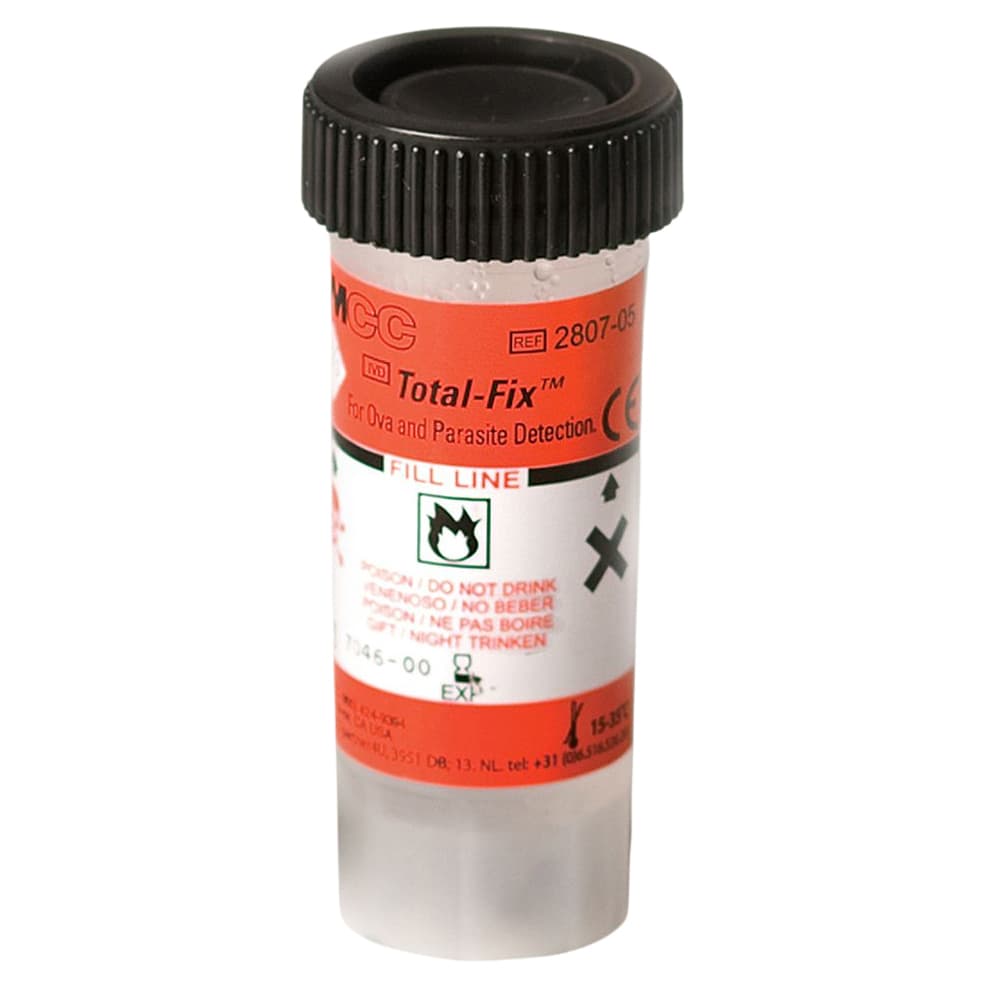 Total-Fix Stool Specimen Containers - Case of 100 - Image 1