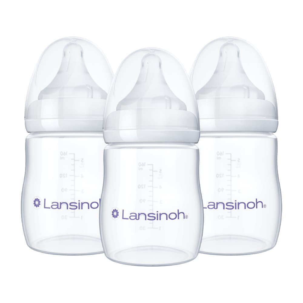 Lansinoh Baby Bottles with Extra Slow Nipple for Newborn