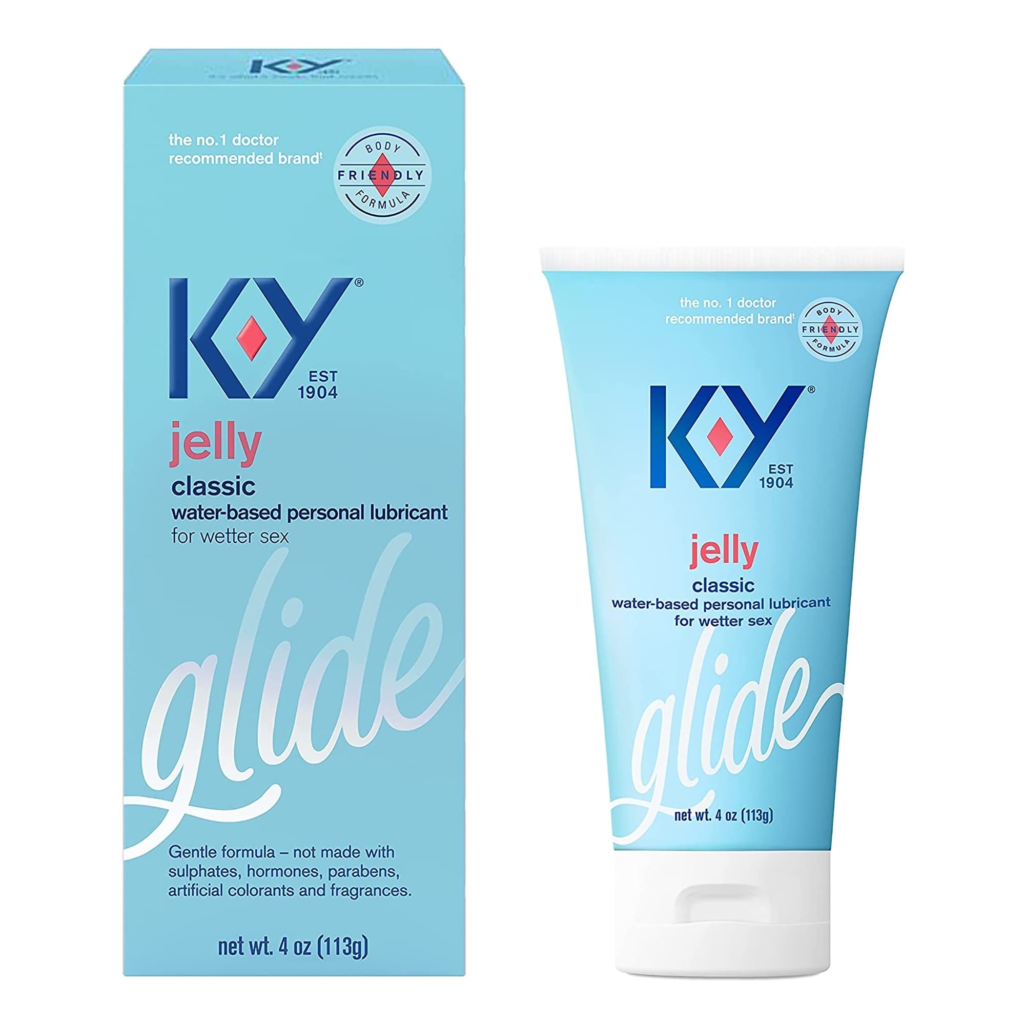 K-Y Classic Water-Based Jelly, 4 oz. - Each - Image 1