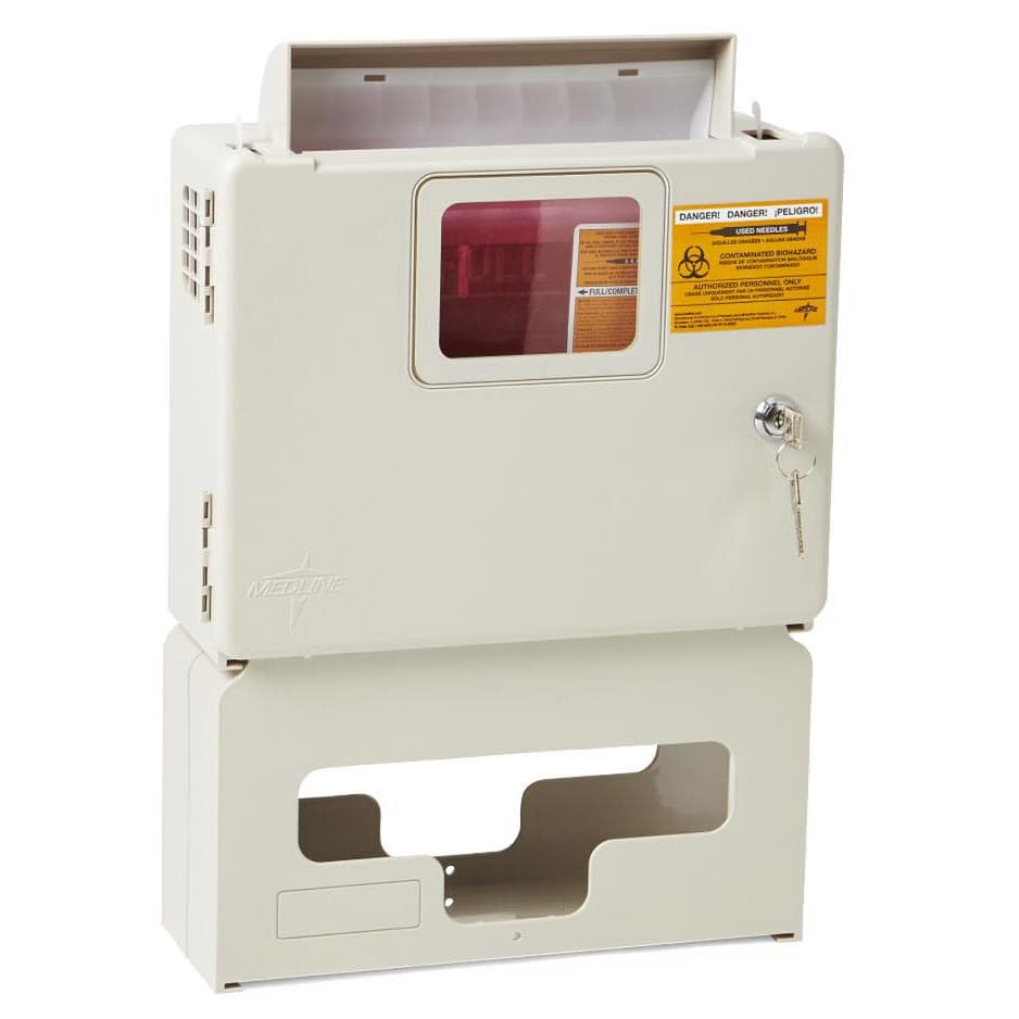 Medline Glove Box Holder for Sharps Container Cabinets - Case of 10 - Image 1