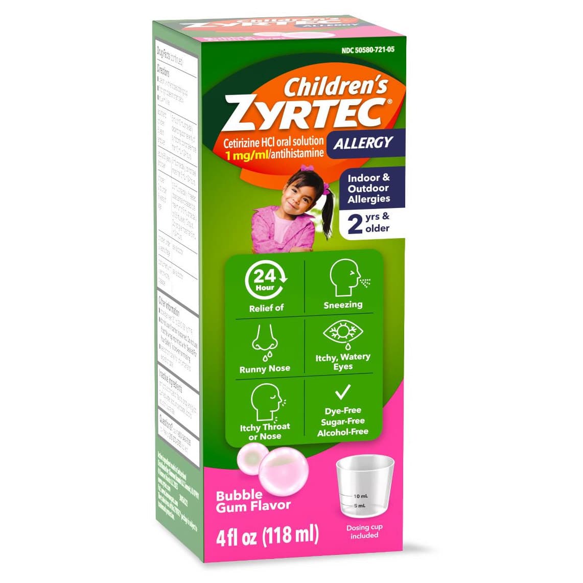 Zyrtec Children's Antihistamine Allergy Syrup - Image 2
