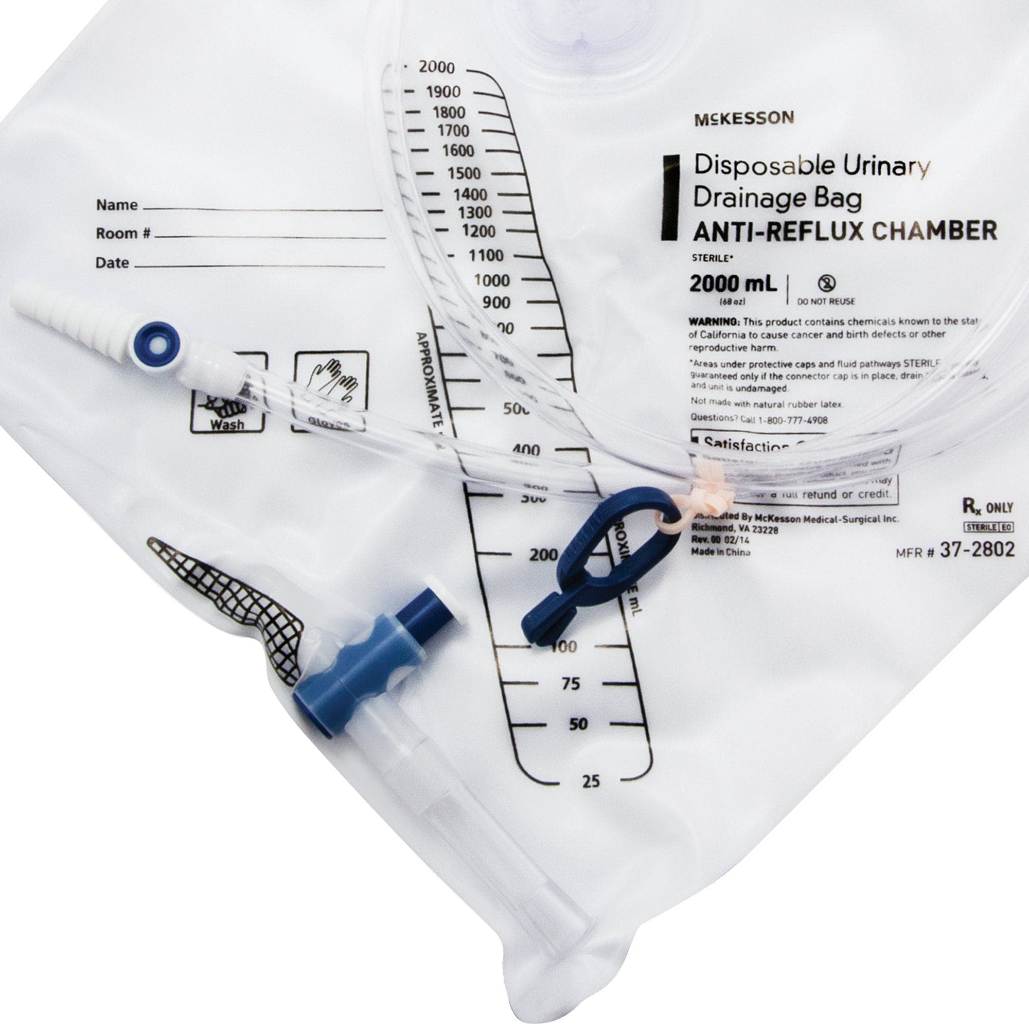 McKesson Vinyl Urinary Drain Bag - Image 3
