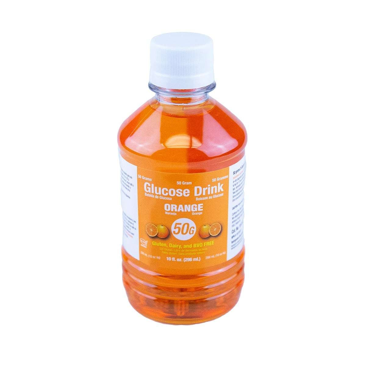 Glucose Tolerance Beverage, 50 Gram, Orange - Case of 24 - Image 1