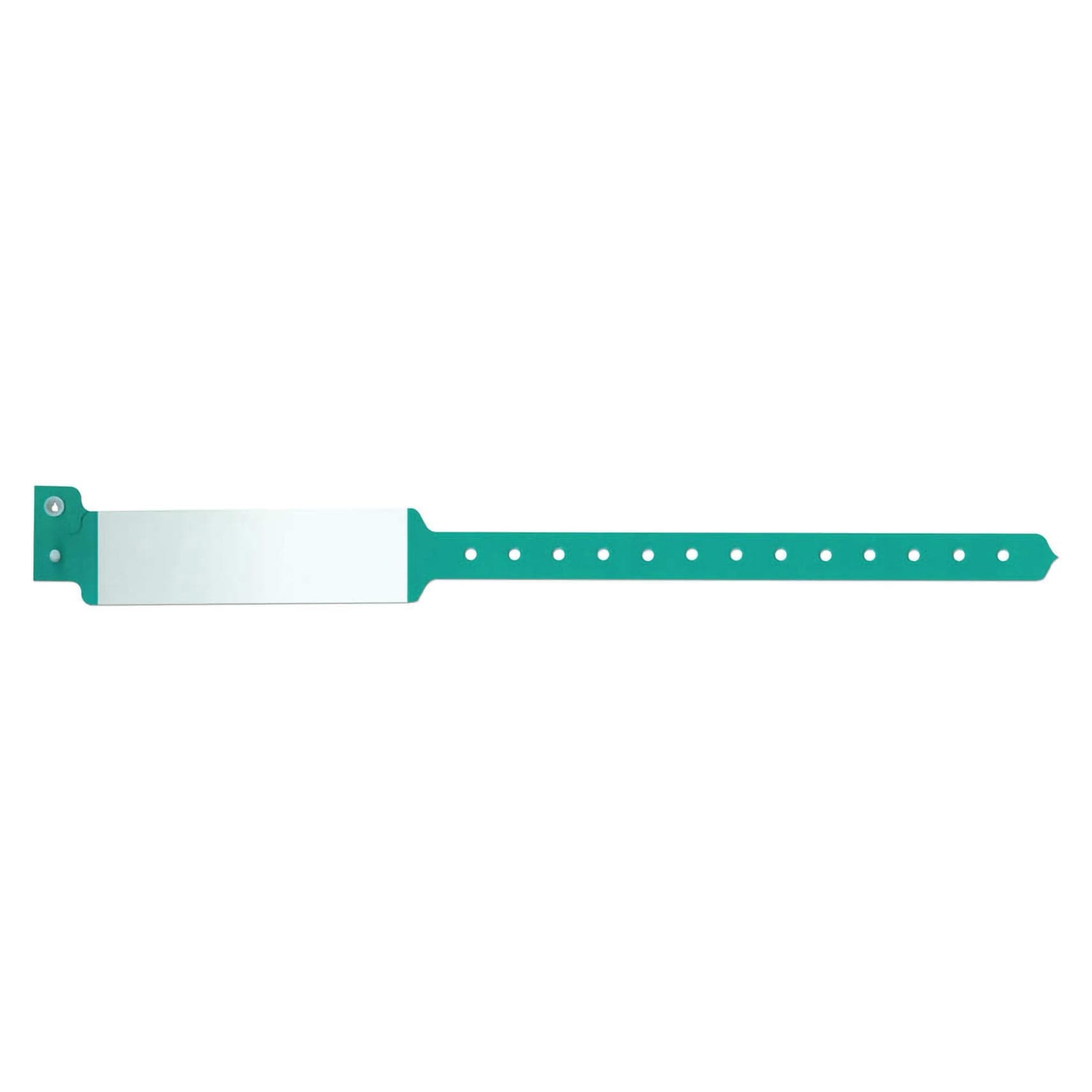 Sentry SuperBand Identification Wristband 1 x 3-9/16 Inch, Green, 12 to 13 Inch - Box of 500 - Image 1