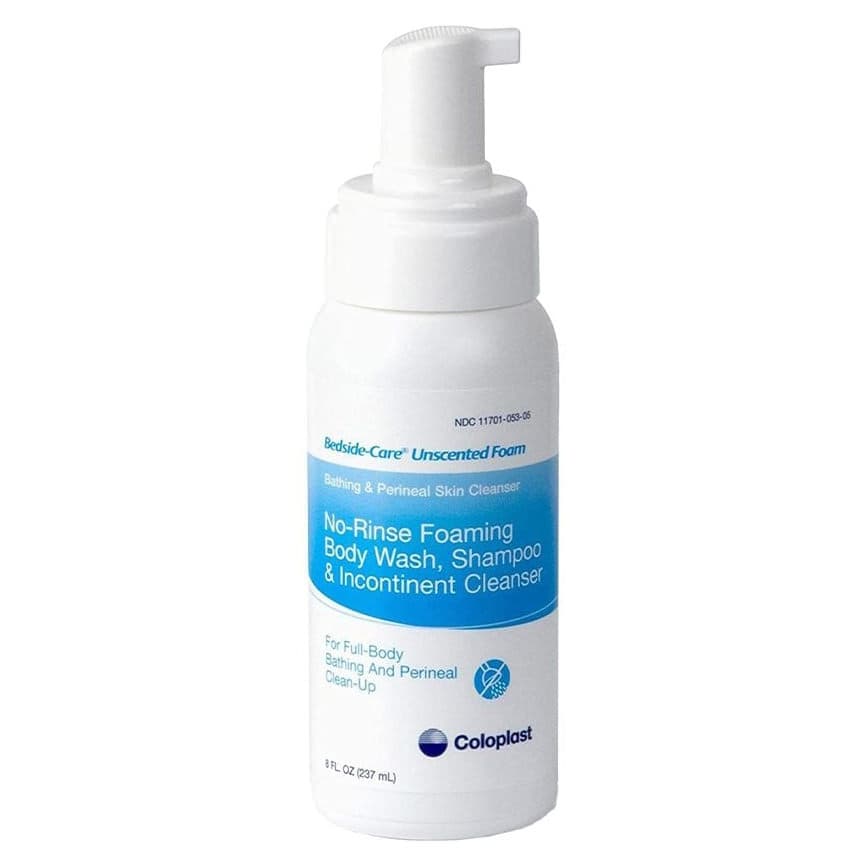 Coloplast Bedside-Care Foam Wash, Scented, 4.1 oz - Case of 36 - Image 1